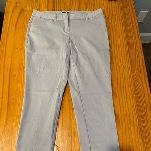 Grey ankle length dress pants